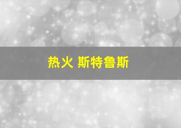 热火 斯特鲁斯